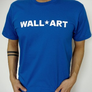 Wall Art Men's Fine Jersey Short Sleeve T Shirt Royal Blue